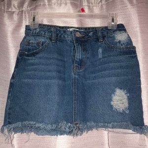 Denim skirt